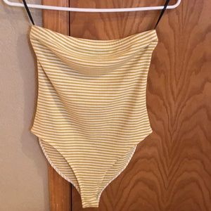 Tube top bodysuit